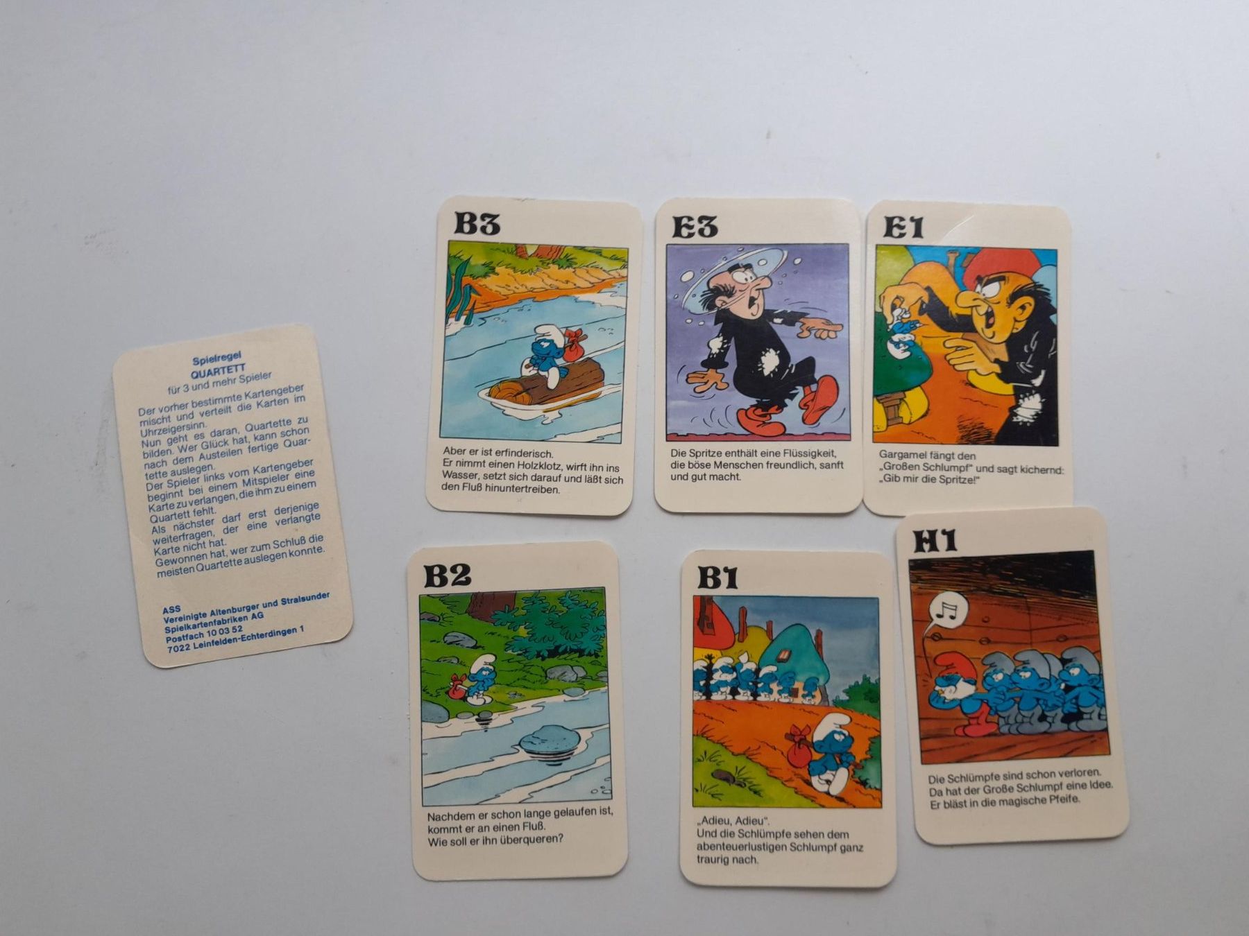 Giochi: Vintage Quartett - Die Schlümpfe – Usato da Männedorf venduto da Bel-view 2