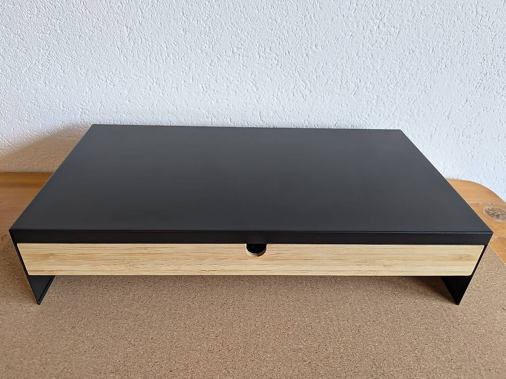 Support d'écran: Monitorerhöhung mit Schublade – D'occasion à Zufikon par Baum03 1
