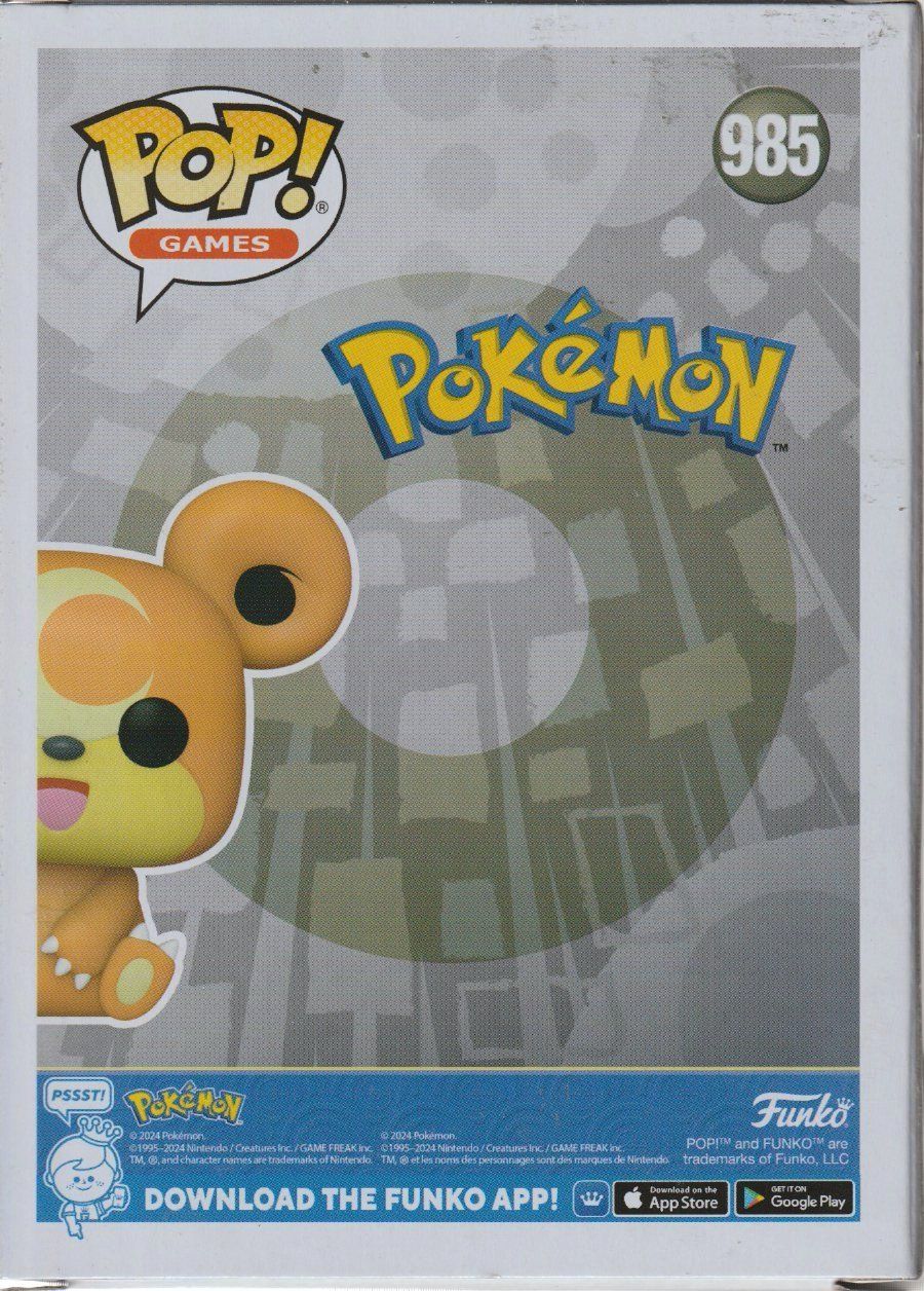 Funko Figuren: FUNKO POP! POKEMON 985 TEDDIURSA  new – Neu (gemäss Beschreibung) aus Vezia von Aquarius_Age 2