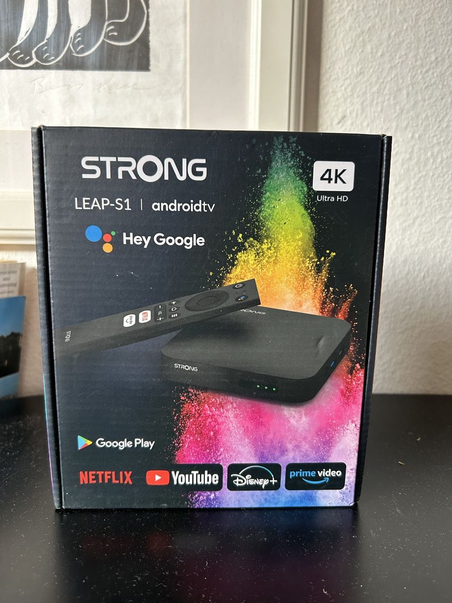 Multimediaplayer & Streamer: Strong Leap-S1 Android tv box 4K ultra HD – Neu und originalverpackt aus Aesch BL von