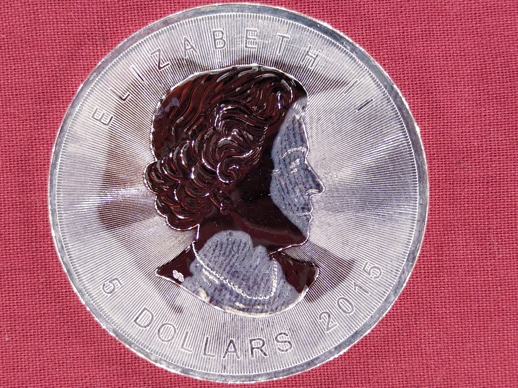 Toutes les monnaies: Silber Maple Leaf 1 oz - 2015 – D'occasion à Dättlikon par Quarz58 1