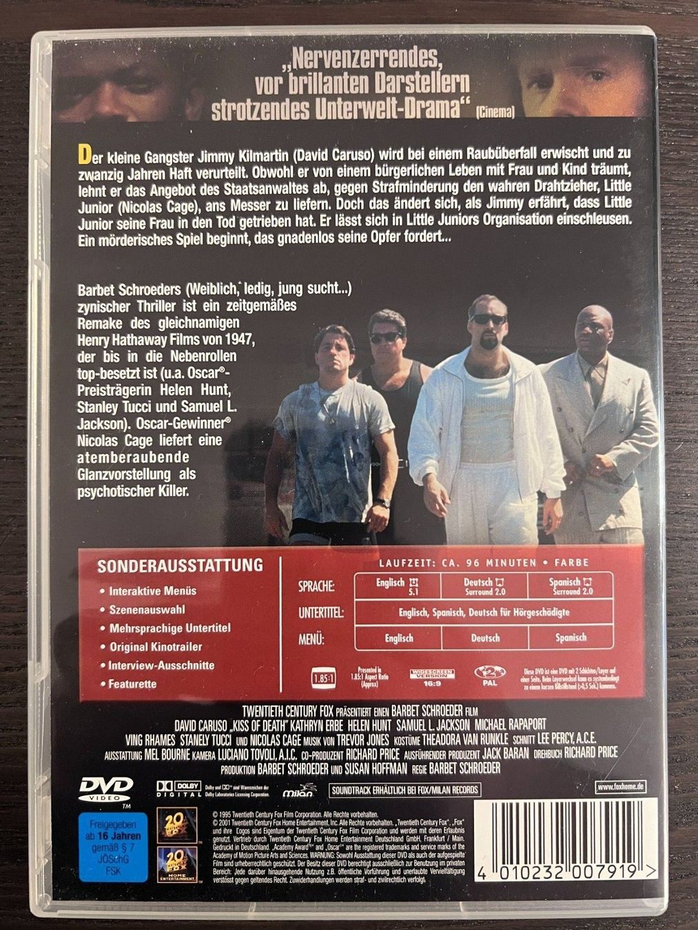 Alle DVDs: Kiss of Death – Gebraucht aus Zürich von FilmFreunde 1