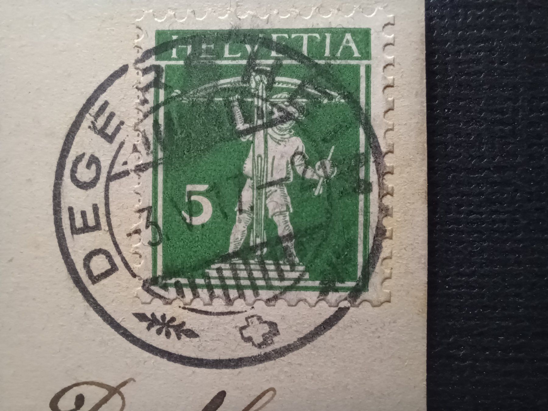 Alle Briefmarken: Serie 252 , Stilleben,  3.V. 1917 ,Stempel Degersheim – Gebraucht aus Aarau Rohr von mgvw 3