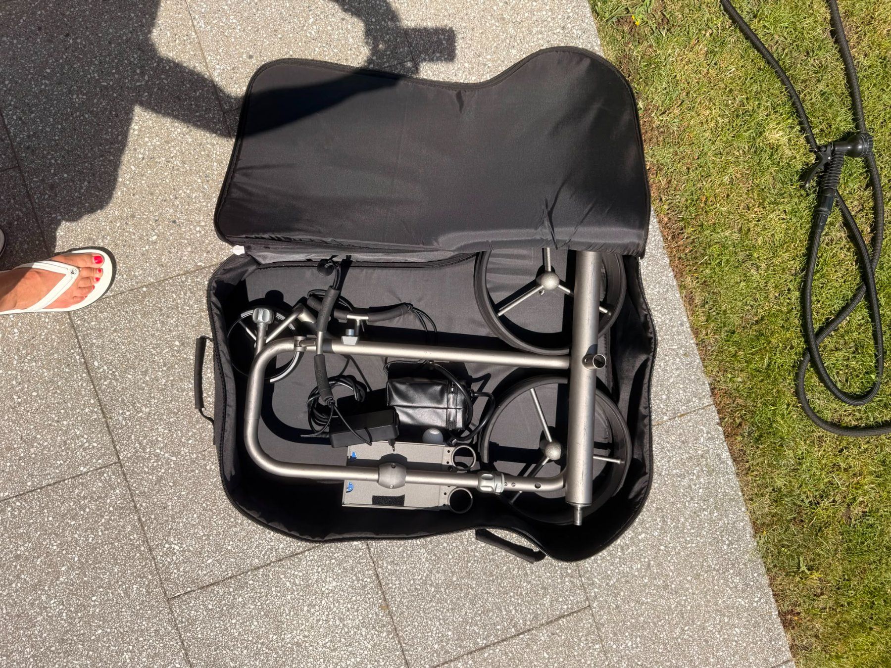 Jucad Trolley: JUCAD drive titan Elektro +Koffer +JuCad Shirm +Zusatzräder – Usato da Immensee venduto da comjoe 7