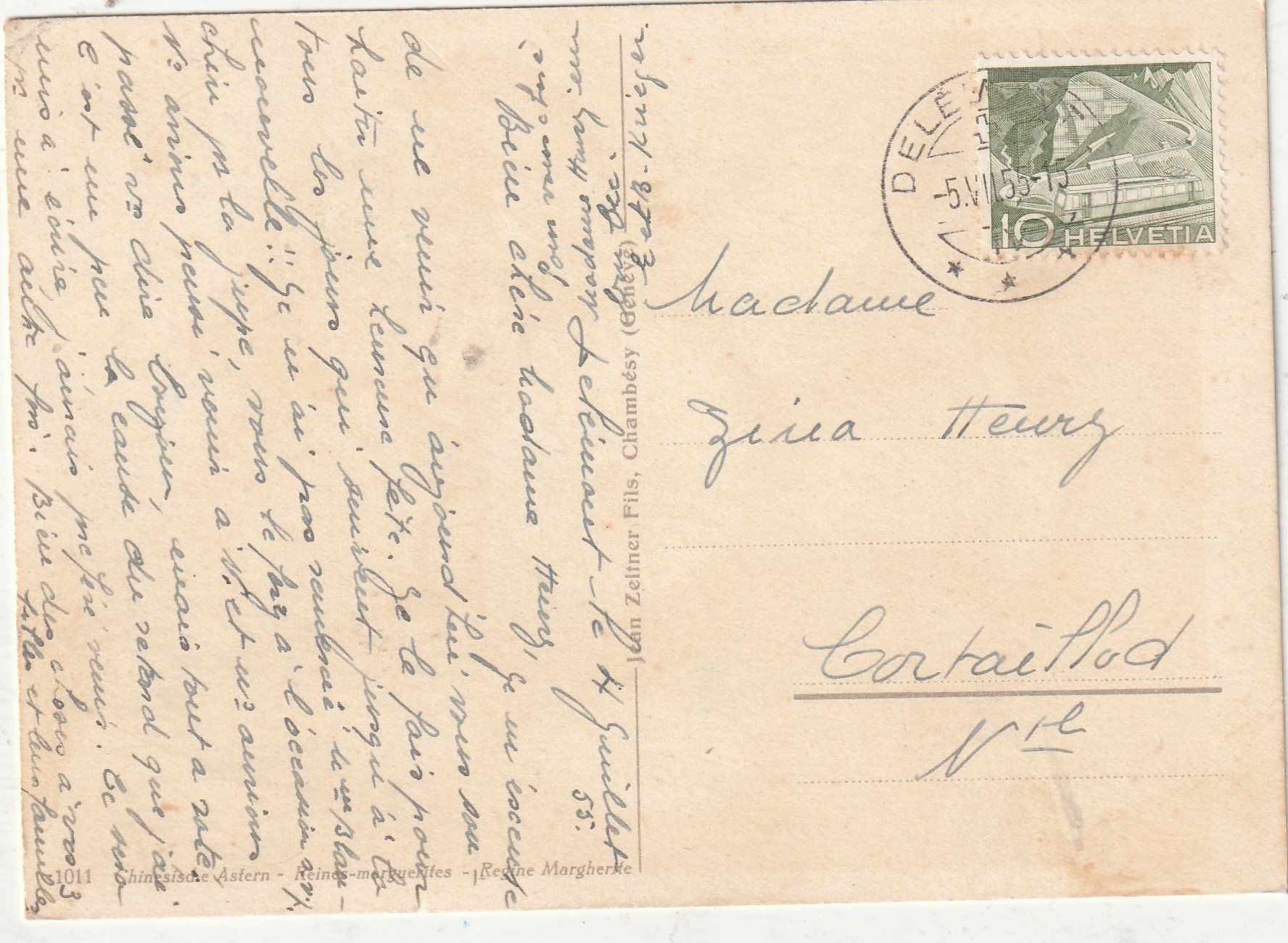 Cartoline postali: Blumenkarte – Usato da Lumbrein venduto da made02 1