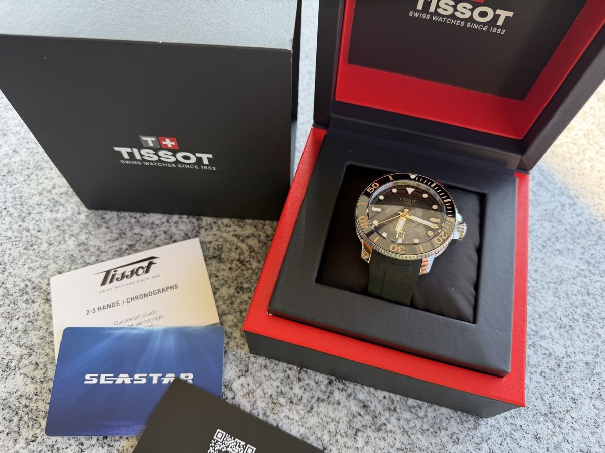 Tissot Orologi: Tissot Seastar 1000, 80 Powermatic, 46mm – Nuovo (secondo la descrizione) da Seedorf BE venduto da Q-OTTO8 5