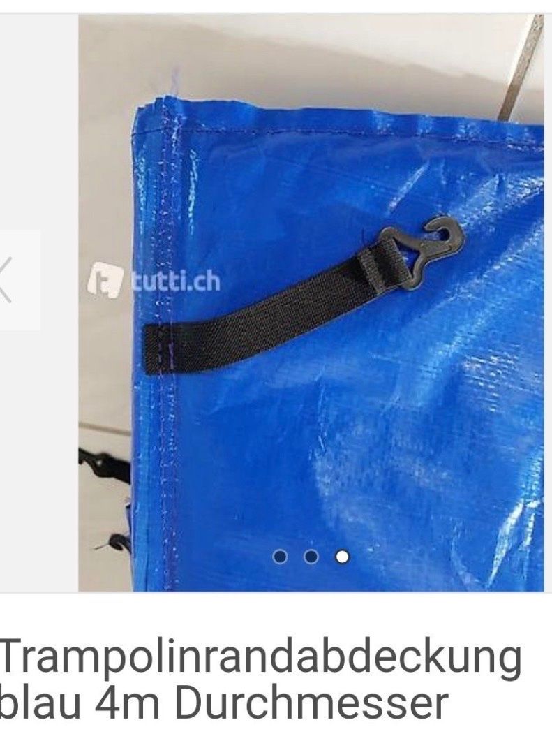 Sonstiges: Trampolinabdeckung 430 cm neu blau – Neu (gemäss Beschreibung) aus Egliswil von crazymausi 1