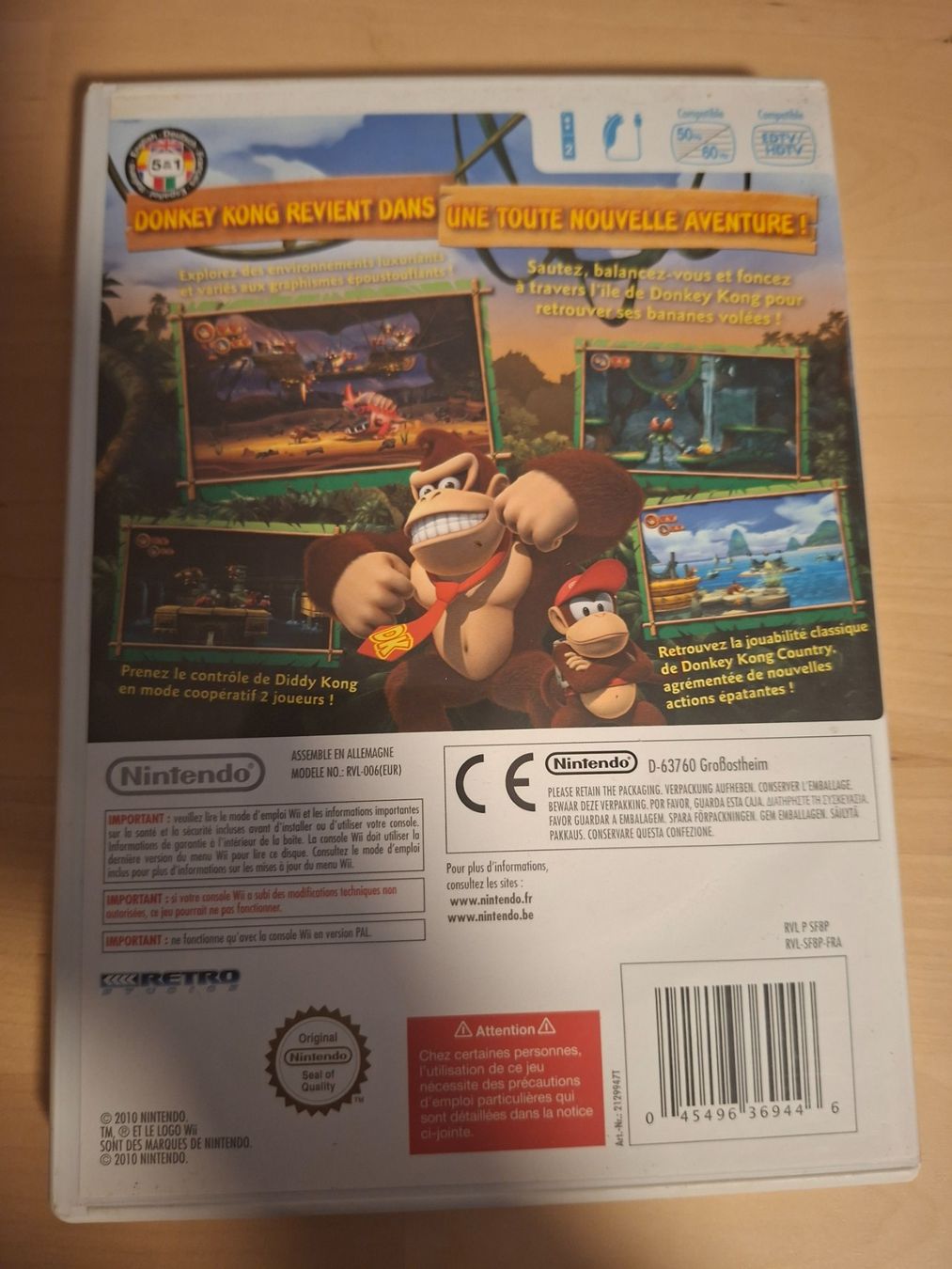 Nintendo Jeux: Donkey Kong Country returns - usagé – D'occasion à Genève par VintagePal 1