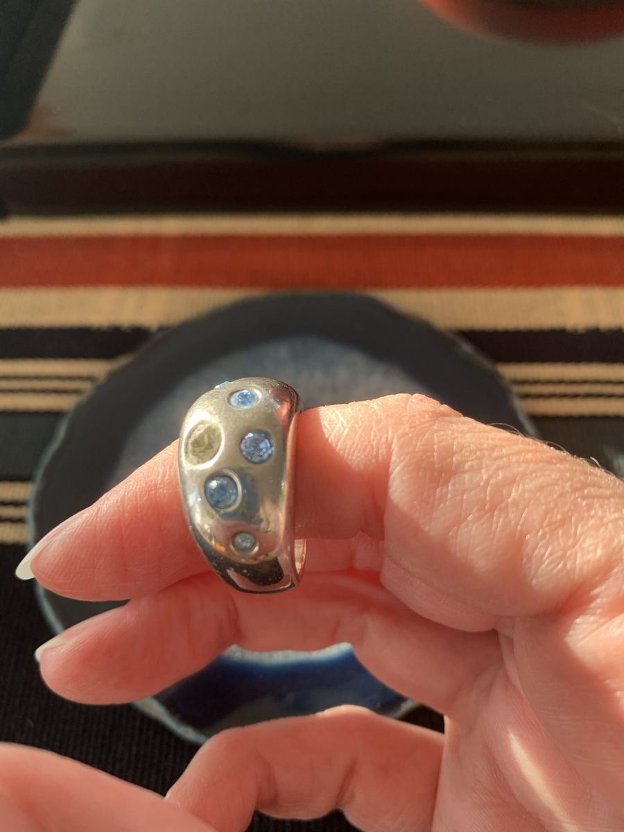 Saint Laurent Anelli: vintage silver ring YSL, size 53-54, original – Usato da Lausanne venduto da oyu_hgg5 8