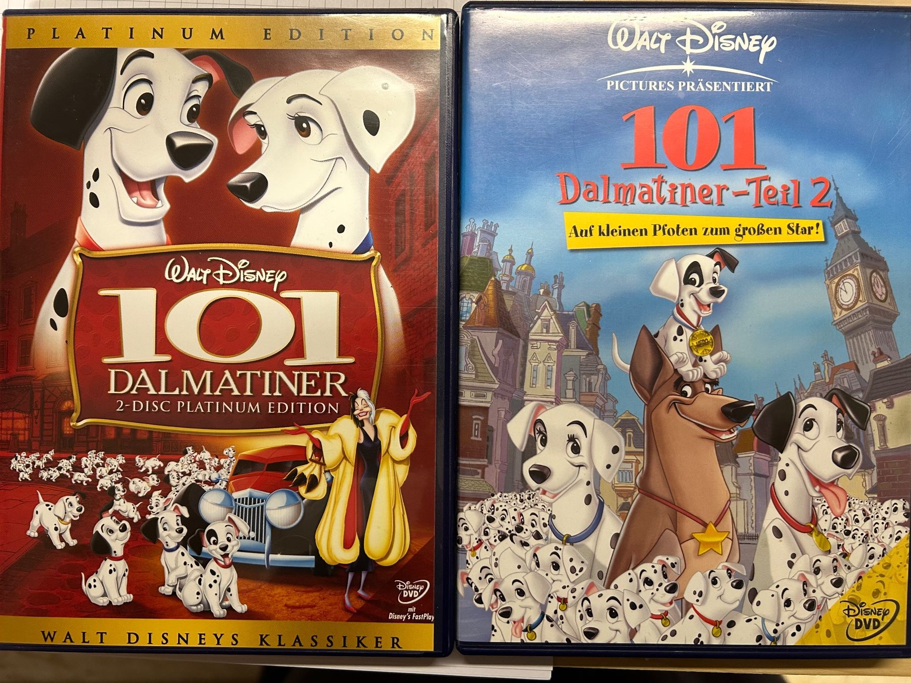 Tous les DVDs: 101 Dalmatiner 1 und 2 – D'occasion à Bassersdorf par Winti8406
