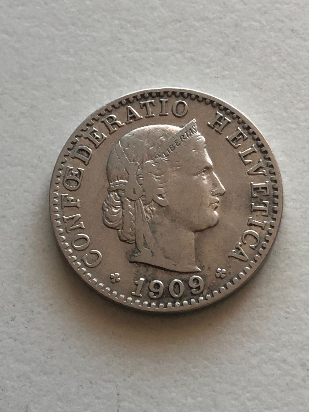 Tutti le monete: 20 Rp. 1909 – Usato da Schötz venduto da Odpa