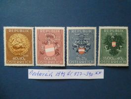 Österreich 1949 Nr. 937-940 postfrisch **
