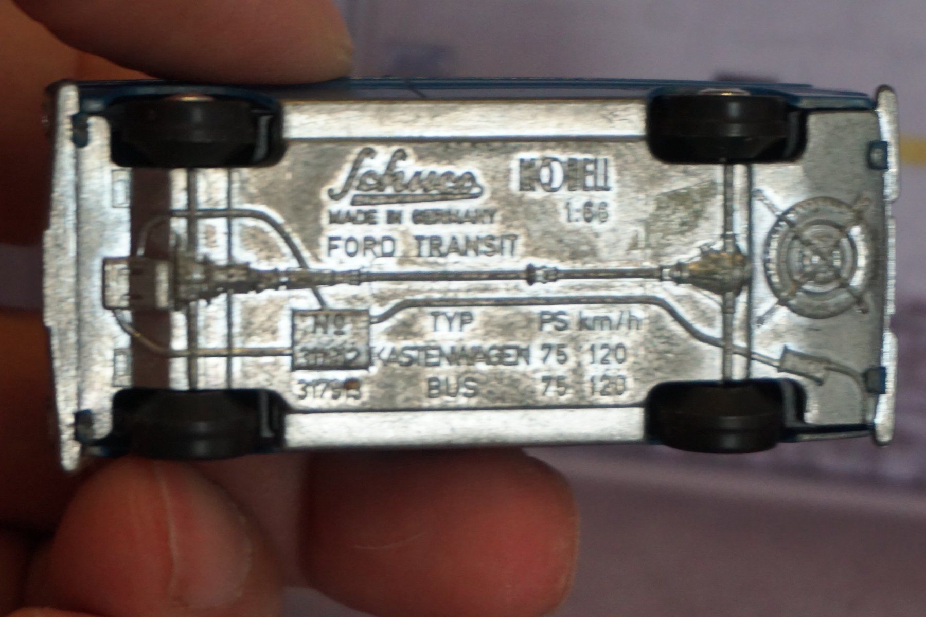 Schuco Modellini d'auto: Schuco Ford Transit ALT RAR !!!!!!!!!!!!!!! – Usato da Reiden venduto da Doppeldecker69 5
