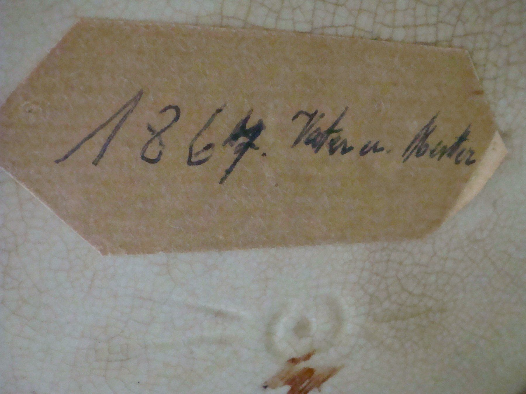 Vasen & Gefässe: Majolika Vase mit Eichenblätter von 1867 – Gebraucht aus Moosseedorf von Uho59 3