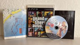 Spiel Grand Theft Auto V für Sony PS3 mit Karte