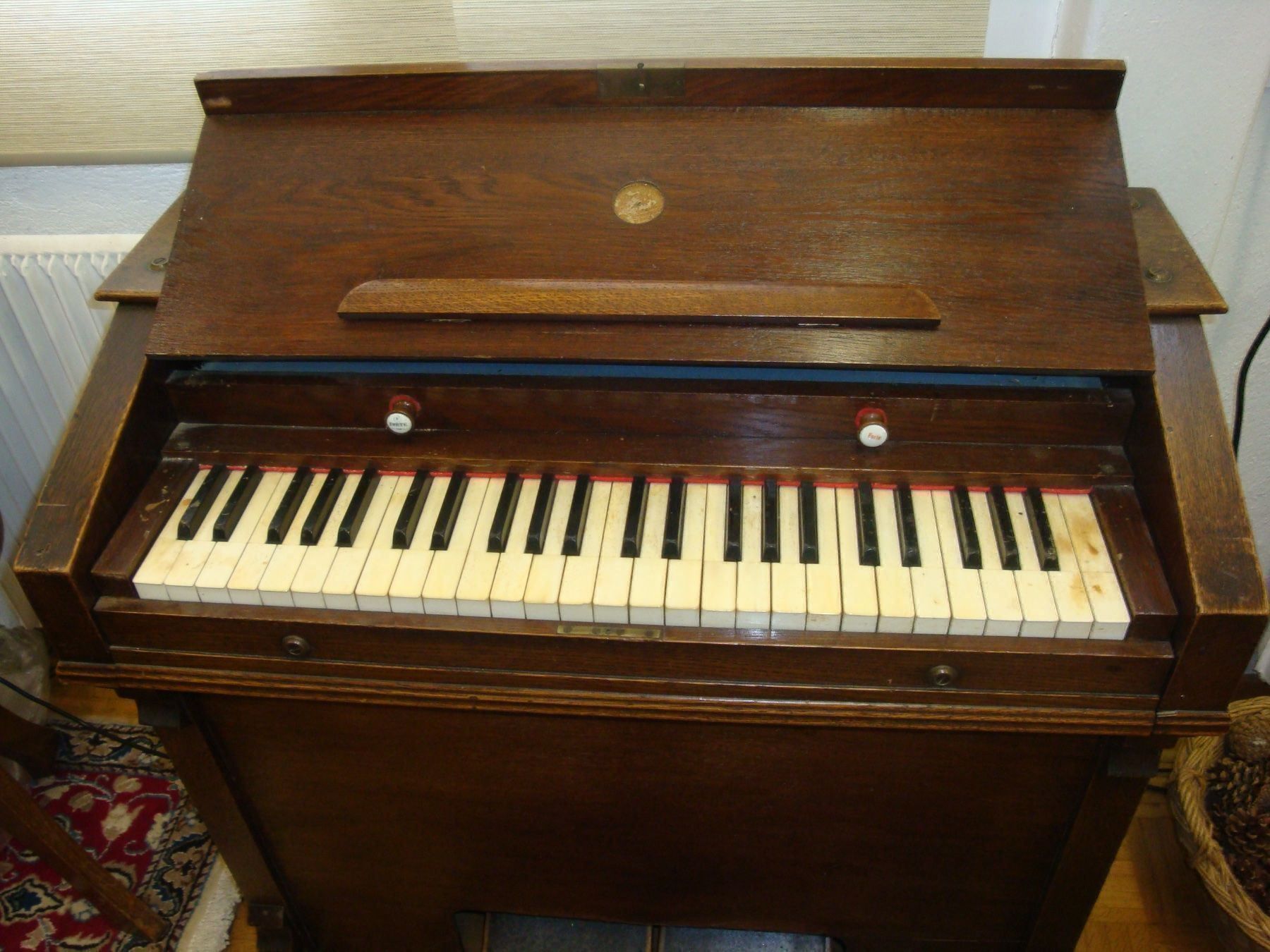 Strumenti musicali: kleines, antikes, tragbares Harmonium – Usato da häusernmoos venduto da buc_8ftk