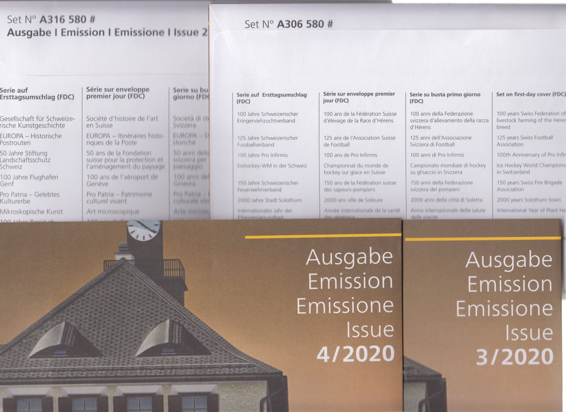 Tutti i francobolli: Série complète FDC 2020 dans enveloppe – Usato da Boécourt venduto da Denteles66