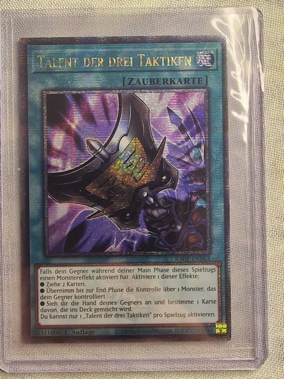 Talent der drei Taktiken Quarter Century Secret Rare Kaufen auf Ricardo