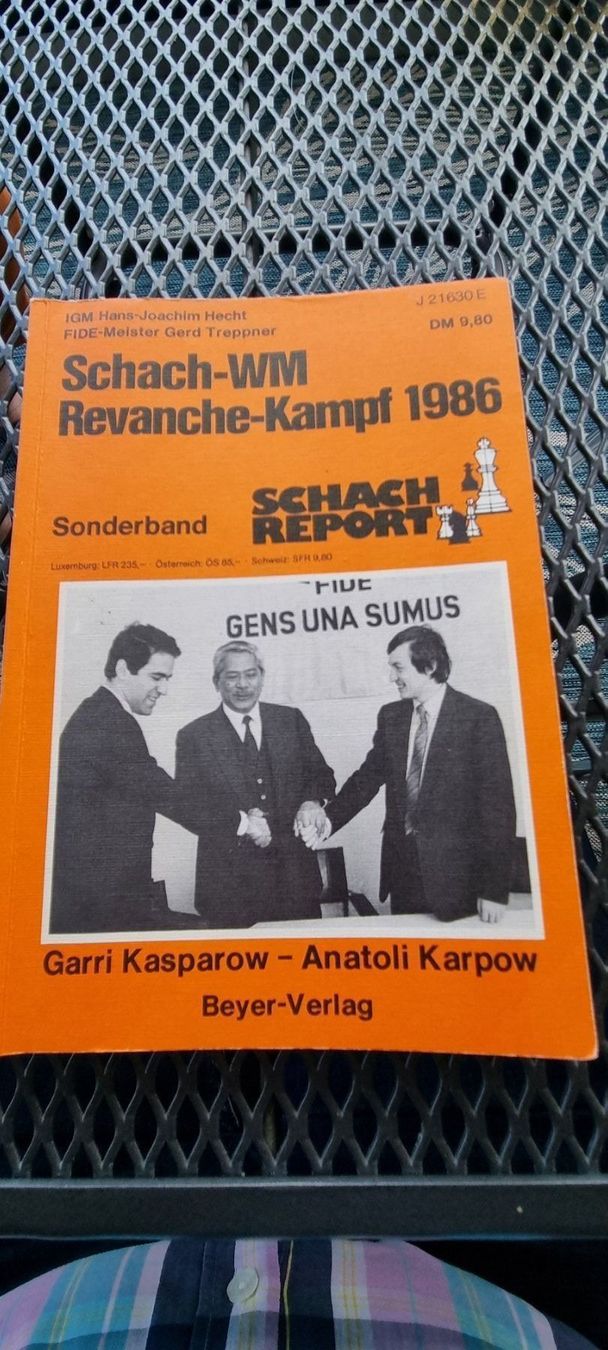 Bücher: Schachbuch Schach-WM-Kampf 1986 – Gebraucht aus Muttenz von Langerochade