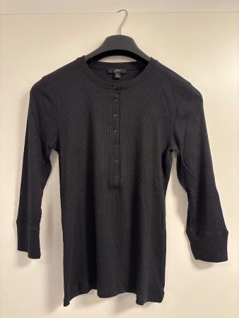J.Crew Rippstrick Oberteil, schwarz, Grösse S - NEU!