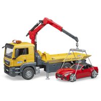 NEU Bruder - MAN TGS Abschlepp LKW mit Roadster