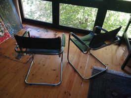 2 original Vintage Schwingstühle