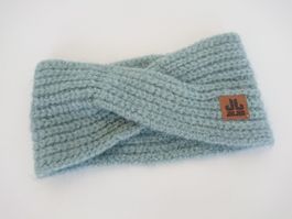 Damen Stirnband von JailJam Mint Blau Grün - Wolle Polyester