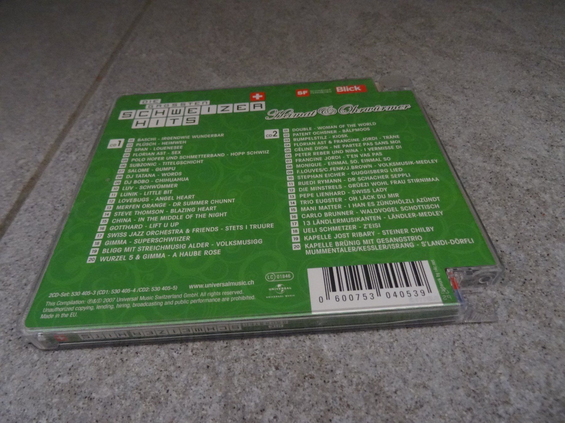 CD: Schweizer Hits Heimat & Ohrwürmer (2CD) – Usato da Olten venduto da Disc-Ausverkauf 1