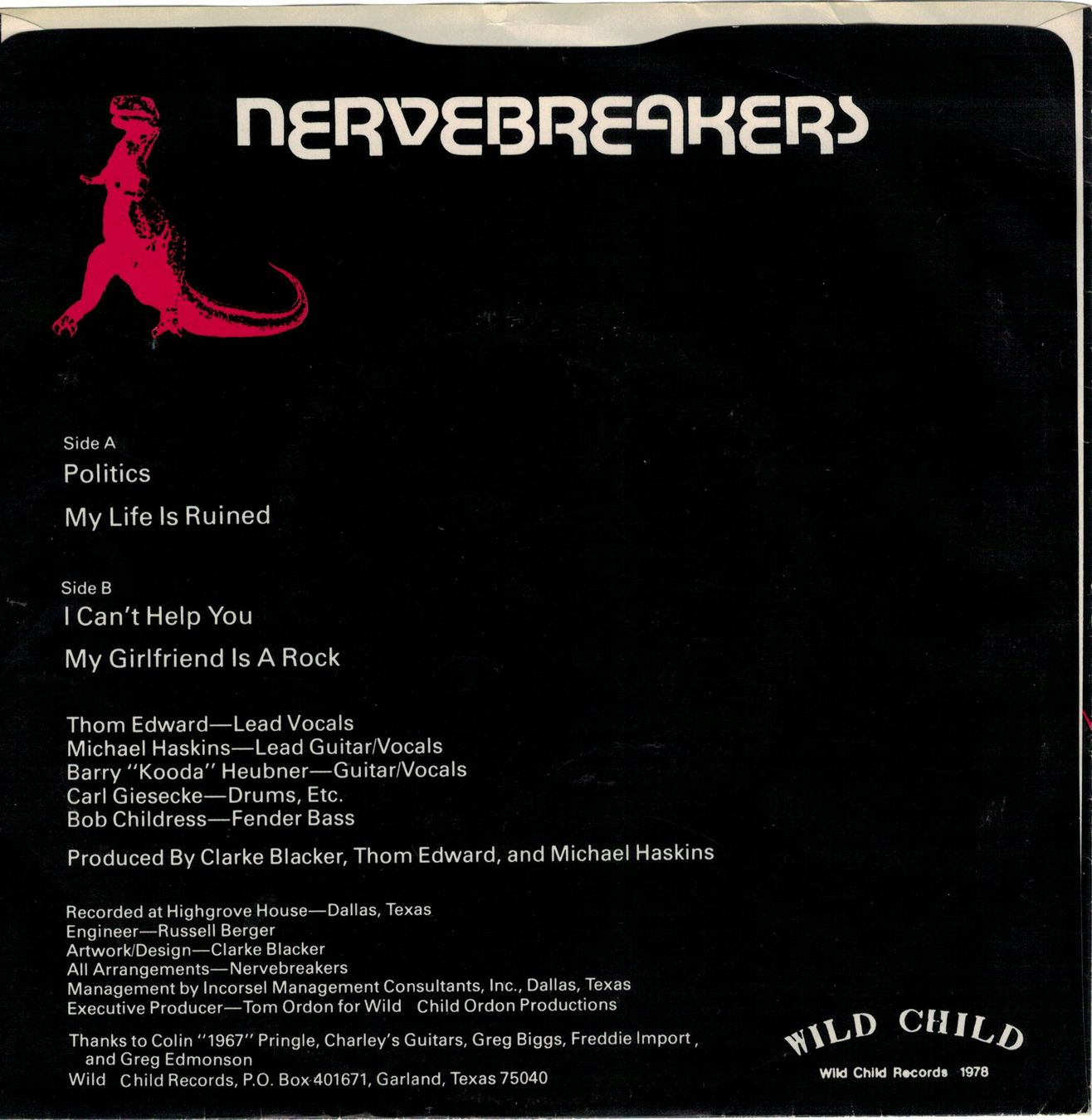 Dischi in vinile: Nervebreakers - Politics  7” – Usato da Lugano venduto da mdal 1
