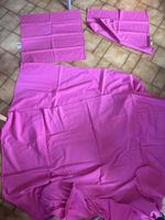 Lot de draps roses Scénario duvet et oreillers 