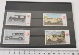 Krankenwagen / Sanität - 4 Briefmarken