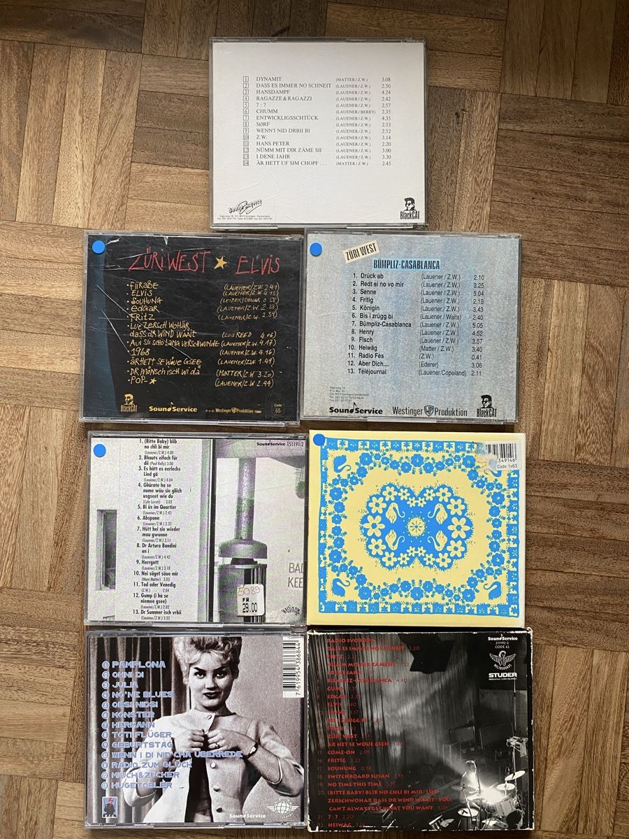 CD: Züriwest 7 CD‘s – Usato da Männedorf venduto da Sandrina8 1