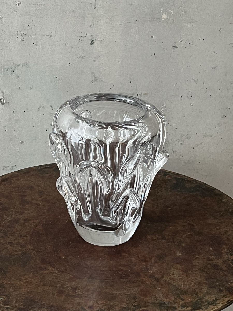 Vasi & Recipienti: Antike, spezielle massive Kristallglas Vase – Usato da Wabern venduto da La-Vitrine 7