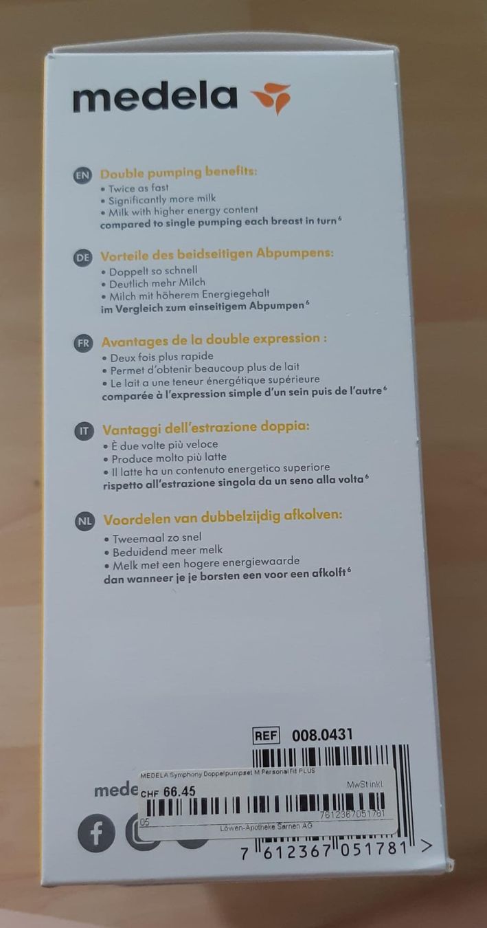 Medela Pasti del neonato: Doppelpumpset Medela, PersonalFit PLUS – Nuovo (secondo la descrizione) da sachseln venduto da soficool 3