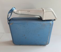 Alter Benzinkanister blau Metall 5 lt, 60-70er Jahre