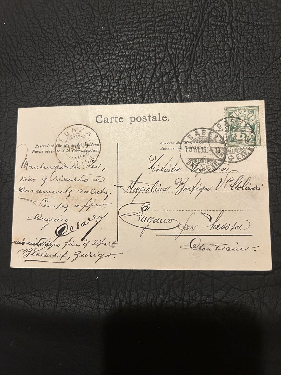 Cartoline postali: Basel Fischmarkt 1905 – Usato da Breganzona venduto da Milesbo 1
