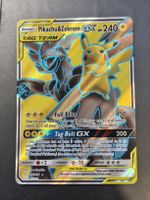 Pokémon Karte Pikachu & Zekrom GX 162/181 gebraucht