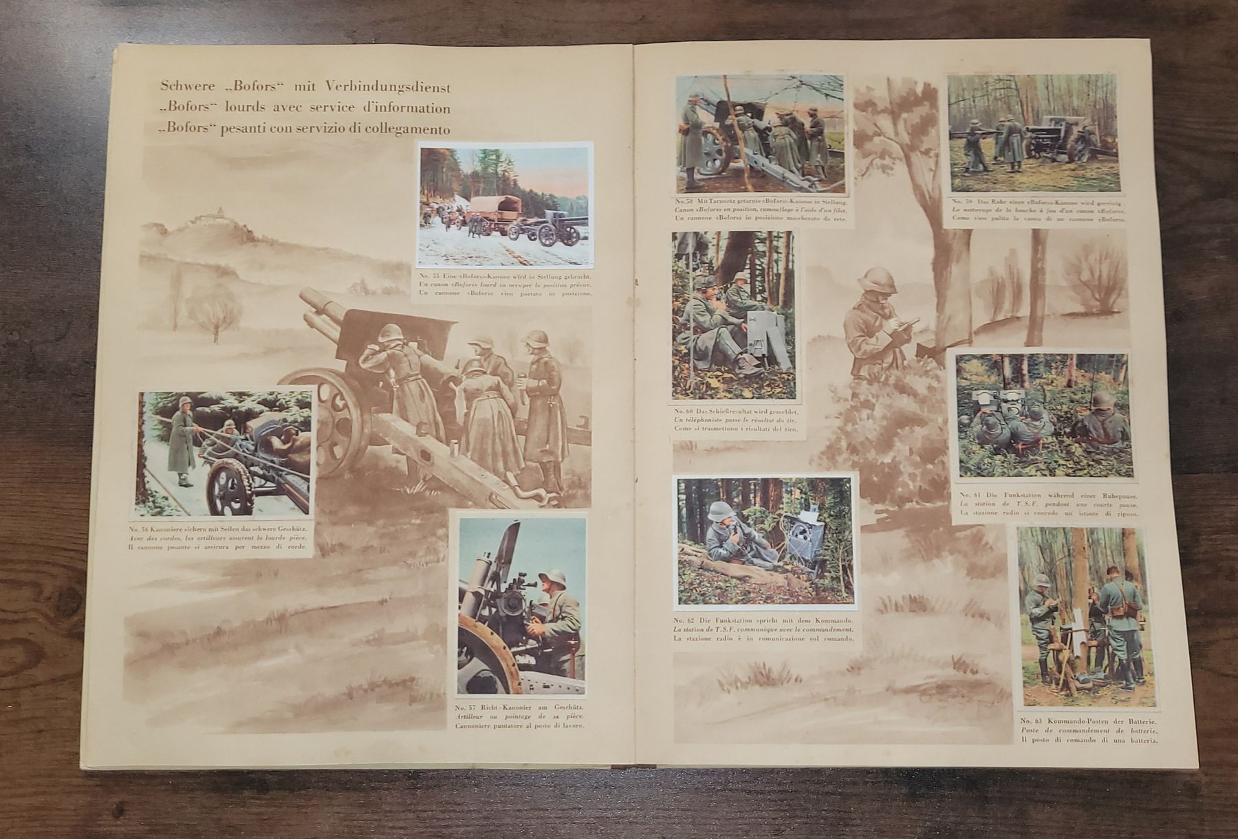 Album: Sammelbilder " Unsere Armee" Disch COMPLETO – Usato da Lugano venduto da Collezionismo59 5