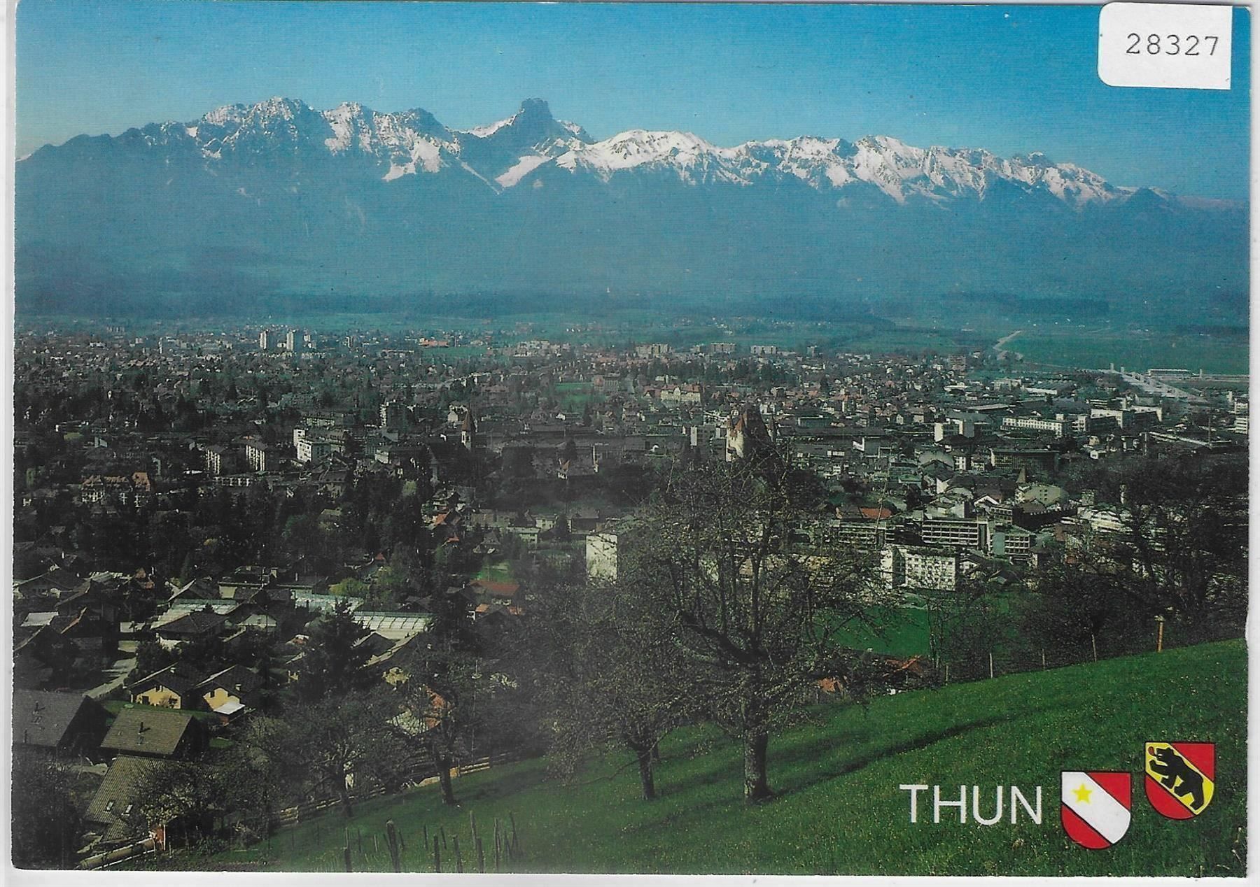 Cartoline postali: Thun - Generalansicht – Usato da Ettingen venduto da Kartenplanet