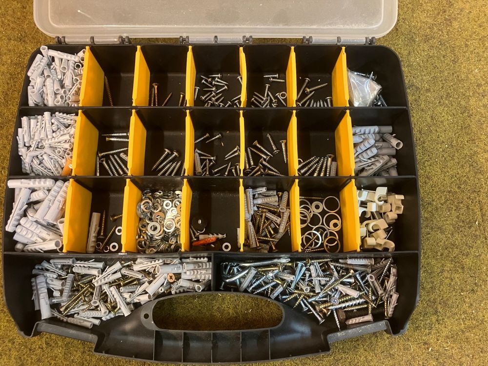 M3 Schrauben Organizer Mit 7 Messschlitzen  Praktische Aufbewahrungsschale  Fr Hardware & Kleinteile M3 Schrauben Tablett