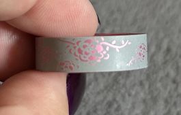 Addon Mood aluminium avec motif floral rose intérieur