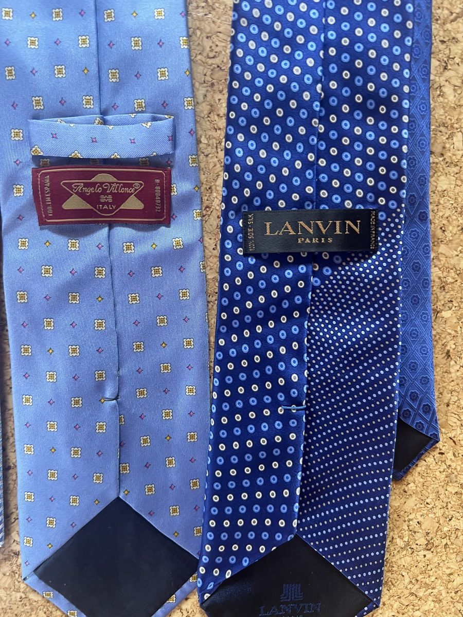 Cravates: 10 Krawatten blau/ Rosa/Streifen – D'occasion à Laufen par belleskulptur 8