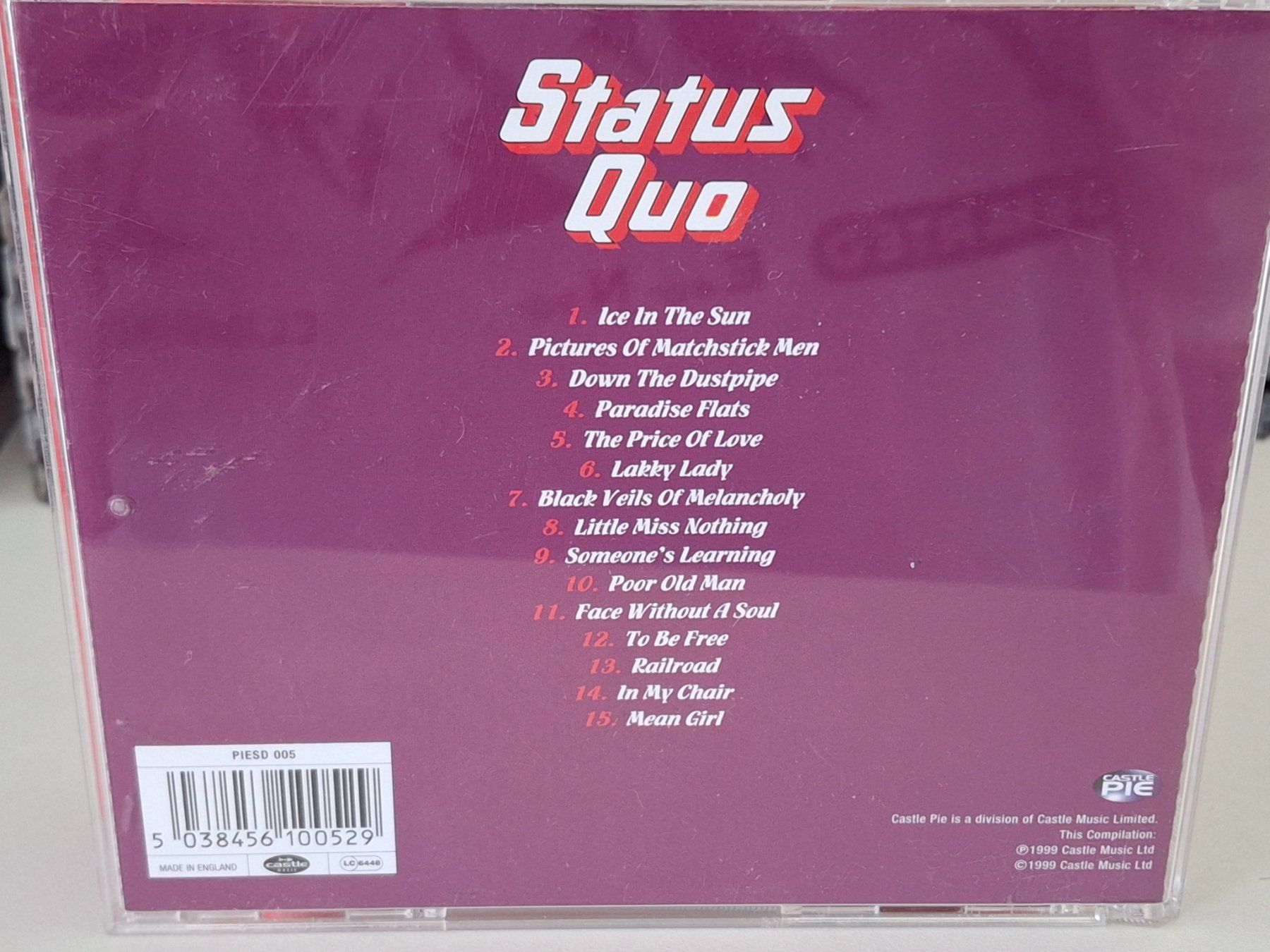 CDs: CD Status Quo - Ice in the Sun – D'occasion à Aarberg par Jackup1 1