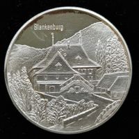 Medaille Kt. Bern Schloss Blankenburg 15,1gr Silber 900/1000