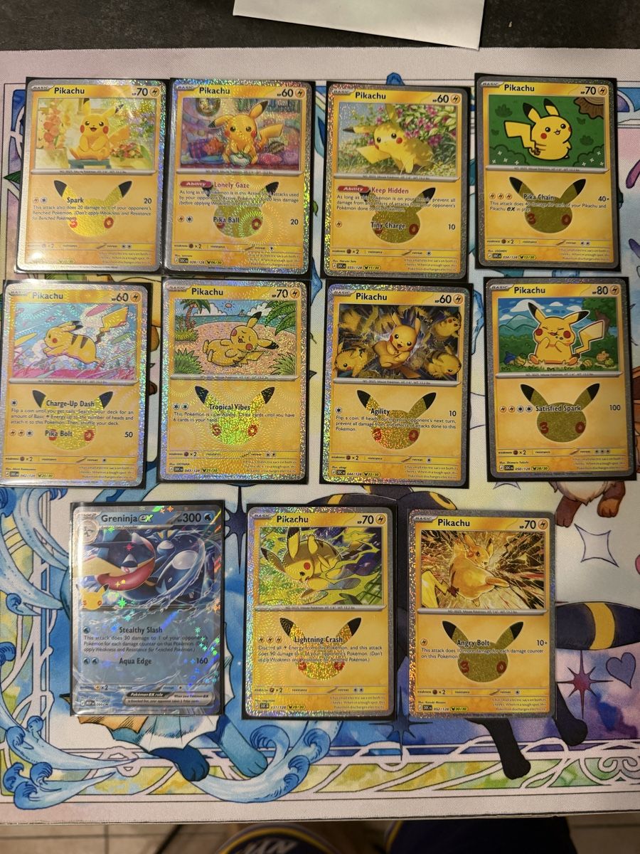 Pokémon Sammelbilder & Trading cards: Pikachu 30 th e Greninja promo  – Neu (gemäss Beschreibung) aus Carabbia von _shadoweclipse.tcg_