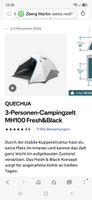 Quechua MH 100 Fresh & Black 3er Zelt