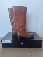 Braune Ralph Lauren Lederstiefel, Gr. 39, Herbst Look!