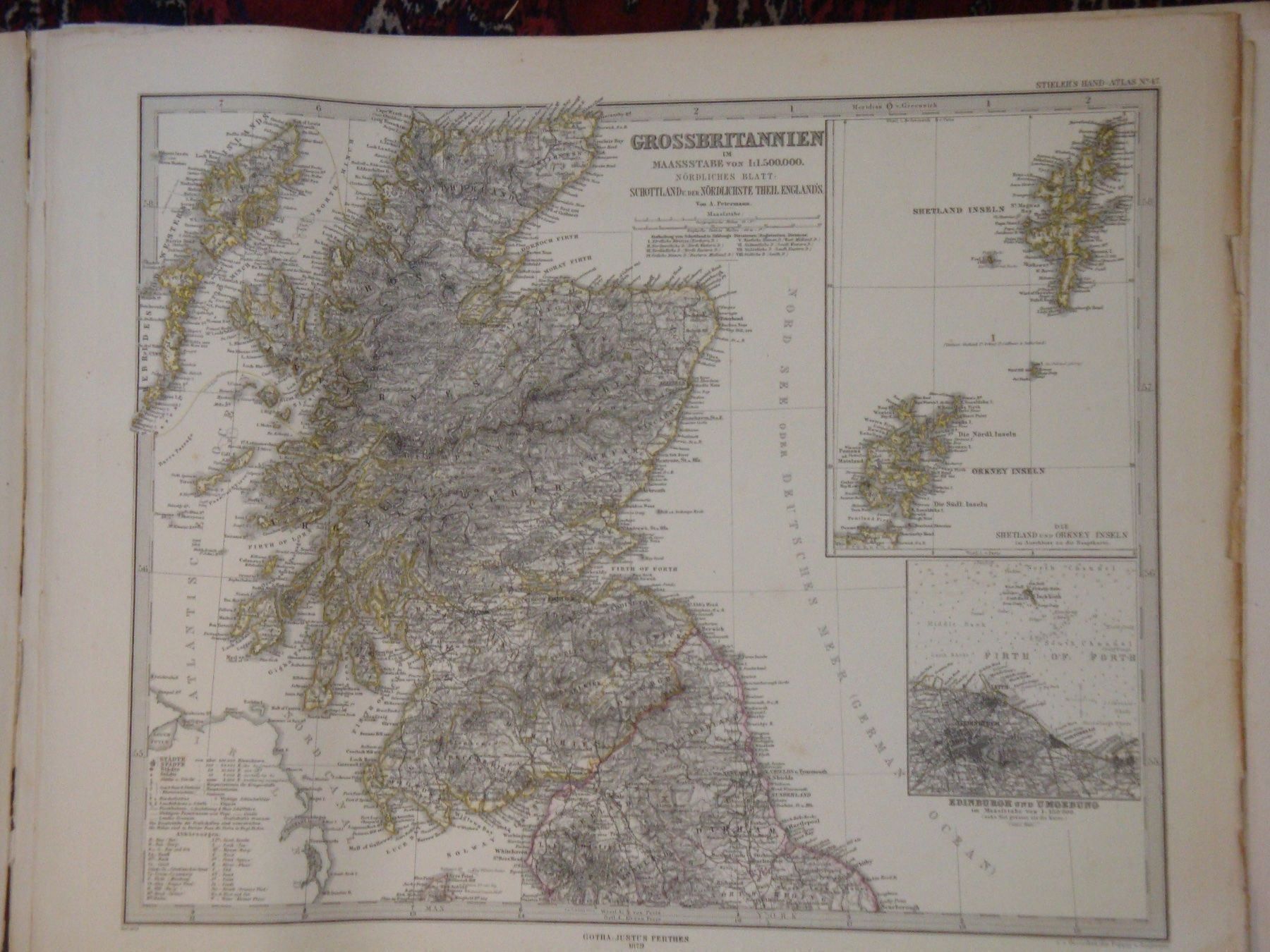 Cartine & Atlanti: antiker Atlas, um 1880 – Usato da häusernmoos venduto da buc_8ftk 3