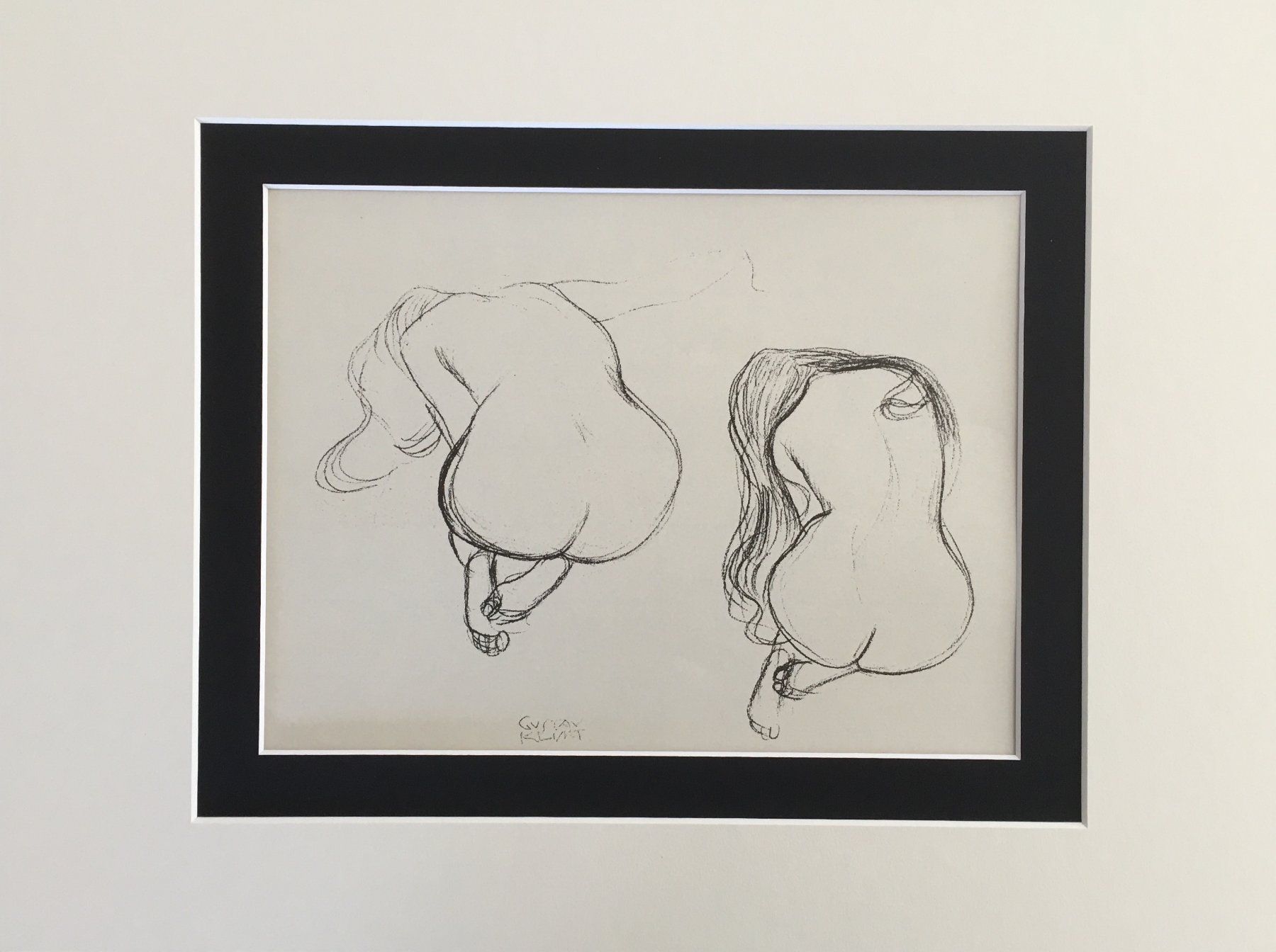 Grafica & Litografie: Gustav Klimt      "2 Studien"   DRUCK – Usato da Nennigkofen venduto da juhit 1