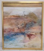 2er-Set Original-Gemälde von Henriette Simon – Abstrakte Kun